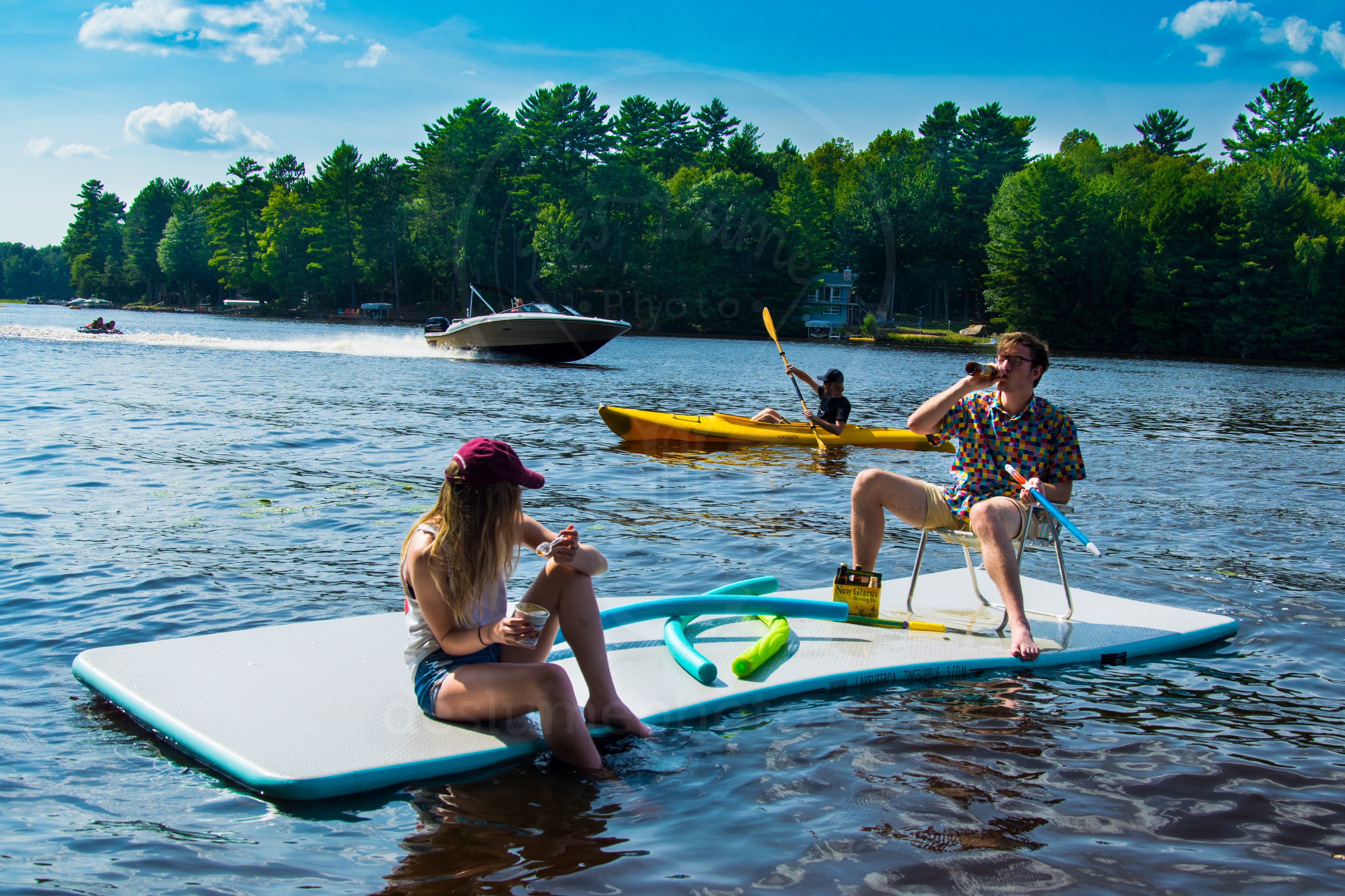 Lake life inflatable water mat – Lake Life